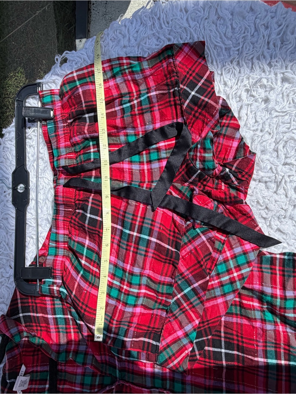 Red Plaid Women’s Lounge Set - Picture 7 of 8